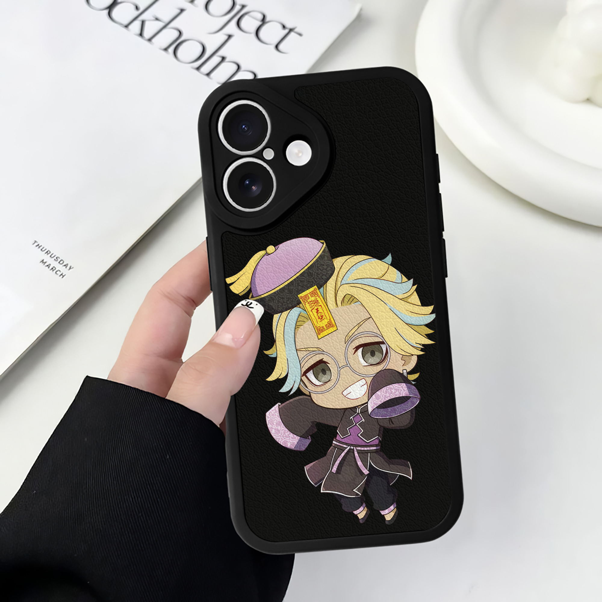 （画像用） 東京リベンジャーズ Tokyo Revengers 【iPhone 16シリーズ対応】シリコンスマホケース（レザー調） 材質：シリコン